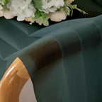Green Sheer Curtain 96 Inches Long 2 Panels Set - Image 3