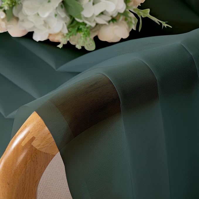 Green Sheer Curtains 78 Inches Long - Image 4