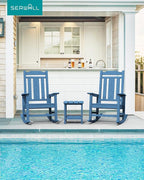 SERWALL HDPE Outdoor Rocking Chair - Image 7