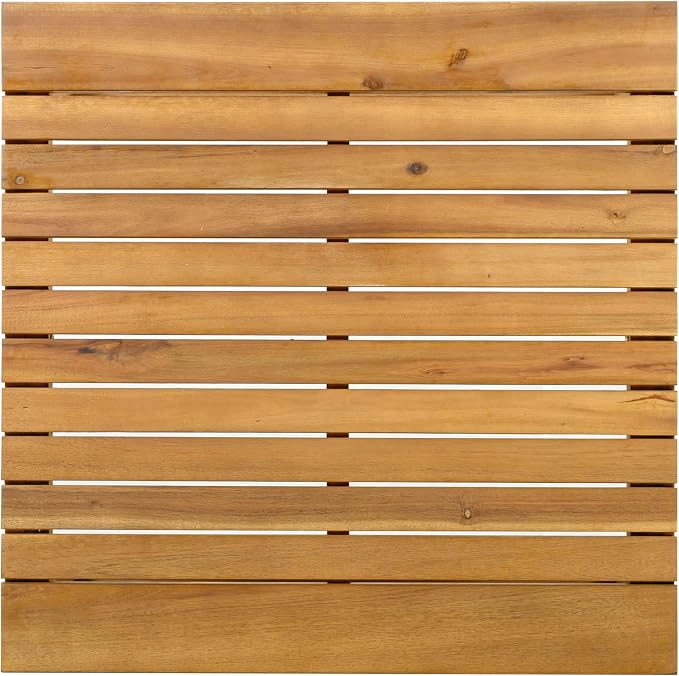 Christopher Knight Home Kayahs 5 Pieces Acacia Wood Furniture Set, Patio - Image 19