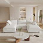 Cloud Modular Sectional Sofa Couch, U Shaped Couch 5 Seater by SofaFurniture