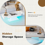 HedoAjim White LED Coffee Table - Image 5