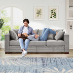 84.5"W Mid Century Modern Couch - Image 3