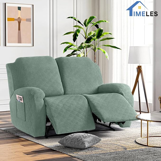 Timeles Recliner Covers Recliner Loveseat Covers Reclining Couch Covers Sofa - Image 8