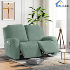 Timeles Recliner Covers Extra Wide Recliner Loveseat Covers Oversized Reclining - Image 8