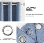MIULEE 100% Blackout Linen Curtains - Image 4