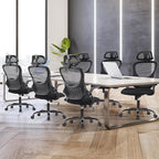Sweetcrispy Office Computer Desk Chair, Ergonomic High-Back Mesh Rolling Work - Image 7