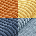MIULEE Summer Yellow Blue Decorative Throw Pillow Covers 18x18 Inch Set of 4 - Image 6
