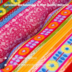 MAXYOYO Bohemian Retro Floor Mattress Vintage Floral Japanese Futon Mattress - Image 6