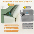HDCAXKJ 100% Waterproof Reclining Sectional Couch Covers L Shape Recliner Sofa - Image 4