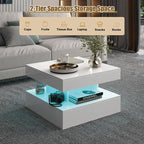 HedoAjim Small White Led Coffee Table - Image 5