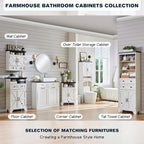 ACCOHOHO Bathroom Wall Cabinet, Farmhouse 24" Wide Medicine Cabinet - Image 6
