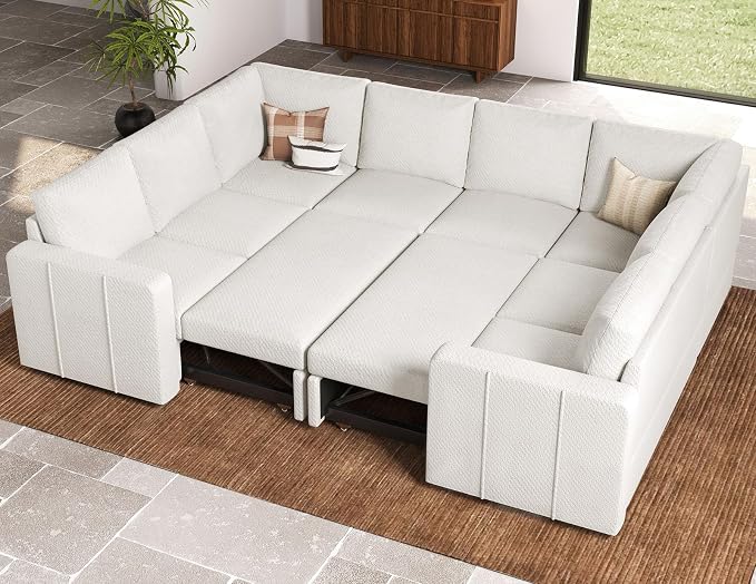 Belffin Modular Sectional Sleeper Sofa Bed - Image 3
