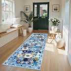 Rug for Hallways Kitchen Runner 2x8 Rug | Non Slip Washable Rugs - Image 2
