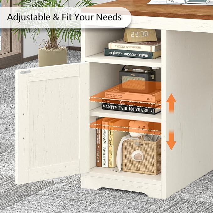 TVU Farmhouse Computer Desk - Image 6
