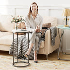 C Shaped End Table, Couch Side Tables - Image 8