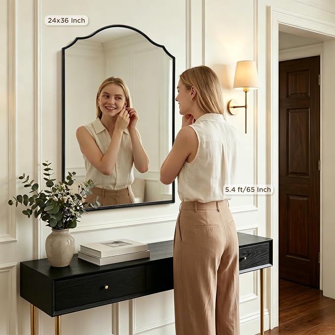 Besdomus Scalloped Black Mirror - Image 3
