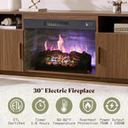 AMERLIFE 70" Fluted Fireplace TV Stand - Image 4