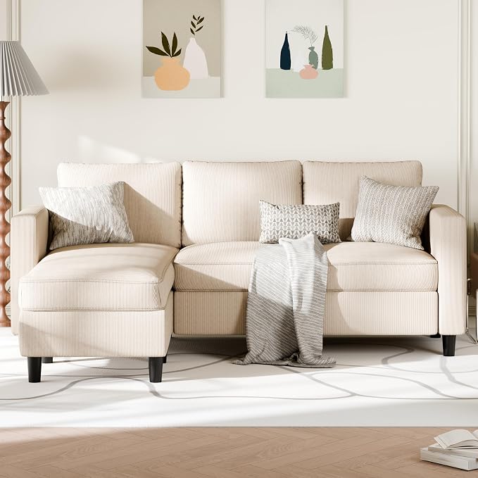 SUNLEI 73.6" Modular Sectional Sofa, Comfy Cloud Couch - Image 8