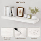 Acovy 48 Inch Floating Shelves, Wooden Shelves - Image 5