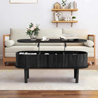 Fully Assembled Fluted Lift Top Coffee Table - Image 8