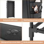 VTRIN Vertical Narrow Shoe Rack Organizer Tall Shoe Rack - Image 4