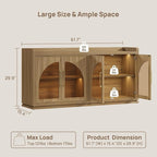 SICOTAS Sideboard Buffet Cabinet - Image 2