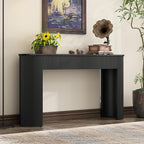 54" Console Table for Entryway, Modern Sofa Table Behind Couch by HMFULE