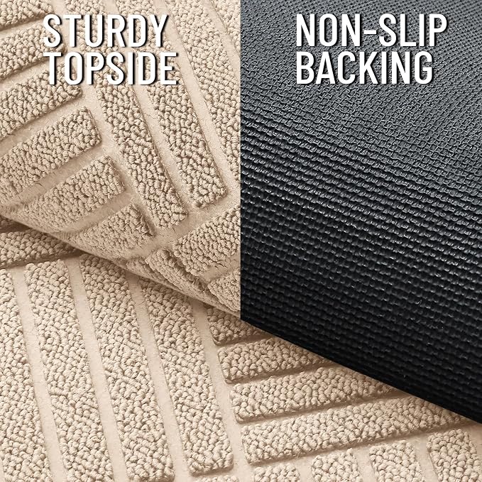OLANLY Front Door Mat Outside Entrance 33x21, Waterproof Heavy-Duty Doormat | - Image 4