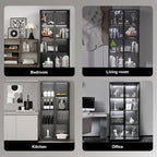 Kelueo 63" H Display Cabinet - Image 7