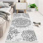 HEBE Hallway Runner Rug 2'x5', Washable Non Slip Kitchen Rug Runner | Soft Boho - Image 6