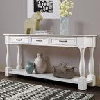 Knocbel Long Antique Entry Console Table - Image 7