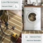 Striped 3x5 Entry Rug, Washable Indoor Outdoor Mats - Image 7