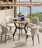 Round Kitchen Tables for 2-4, 31.5" Small Dining Tables - Image 8