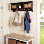 Shaker Cottage Wall-Mounted Coat Rack - Image 2