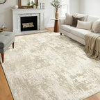 RELEANY Washable 9'x12' Abstract Area Rug by RELEANY
