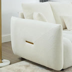 Antetek Teddy Sofa Set for Living Room, 2 Pieces Modern Deep Seat Oversized - Image 8