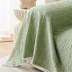 DREAMINGO Bubble Textured Cooling Sofa Cover, Ice Silk Breathable Couch Cover - Image 5