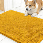 OLANLY Dog Door Mat for Muddy Paws 30x17, Super Absorbent Chenille Mud Mat | by OLANLY