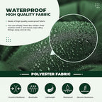 DANGHOOGY Wicker Chair Cushions, Waterproof Outdoor Loveseat Cushions - Image 4