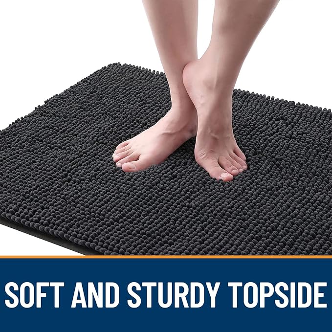 OLANLY Dog Door Mat for Muddy Paws 70x46, Super Absorbent Chenille Mud Mat | - Image 4