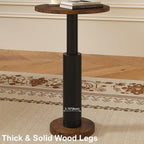 LAATOOREE Small Round Side Tables Set of 2, Drink Tables, Accent Coffee Tables - Image 6