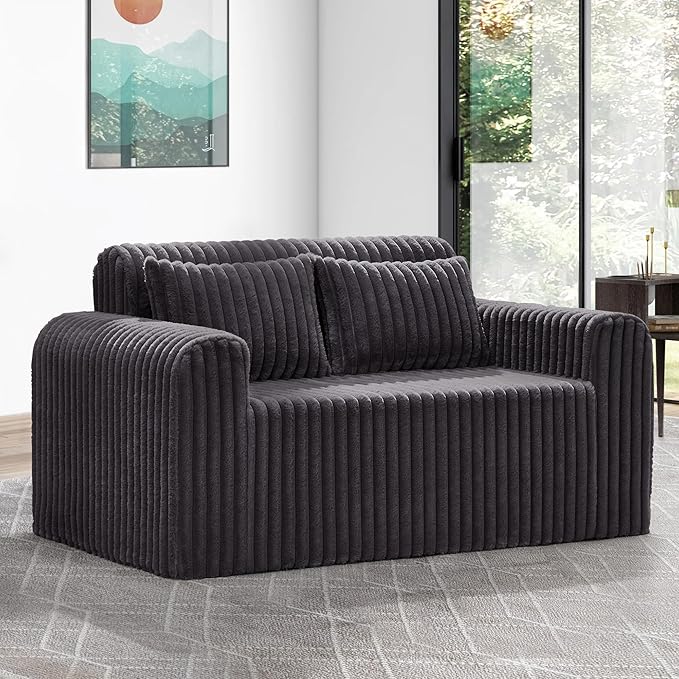 Hobestluk Couch Sofa 2-Seater Foam Sofa Loveseat - Image 3