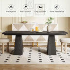 LITTLE TREE Dining Table for 4-6 People, Wooden Table, Rectangle Furniture - Image 7