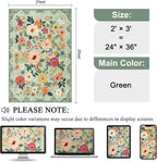 DUKINO 2x3 Rug, Floral Washable Rug - Image 2