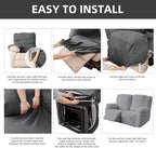 Genina Recliner Loveseat Cover Stretch Couch Covers Sofa slipcover - Image 7
