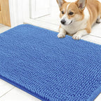 OLANLY Dog Door Mat for Muddy Paws 30x17, Super Absorbent Chenille Mud Mat | by OLANLY