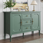 FansaFurn Green Storage Cabinet, Mid-Century Buffet Cabinet by FansaFurn