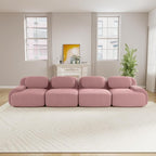 Boneless Sectional Couch, No Assembly Required, 152.7” Modular Cloud Sofa - Image 2