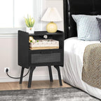 Lerliuo Rattan Nightstands Set of 2 - Image 5
